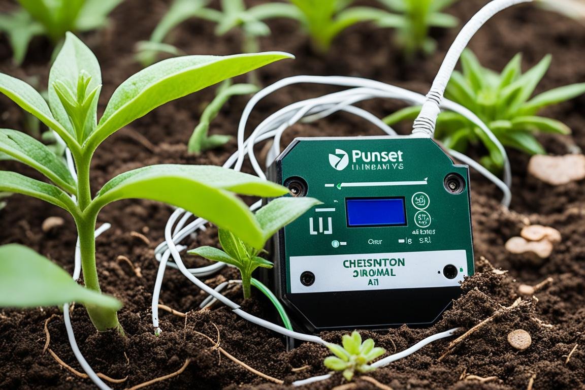 Gadgets de monitoramento de umidade para plantas